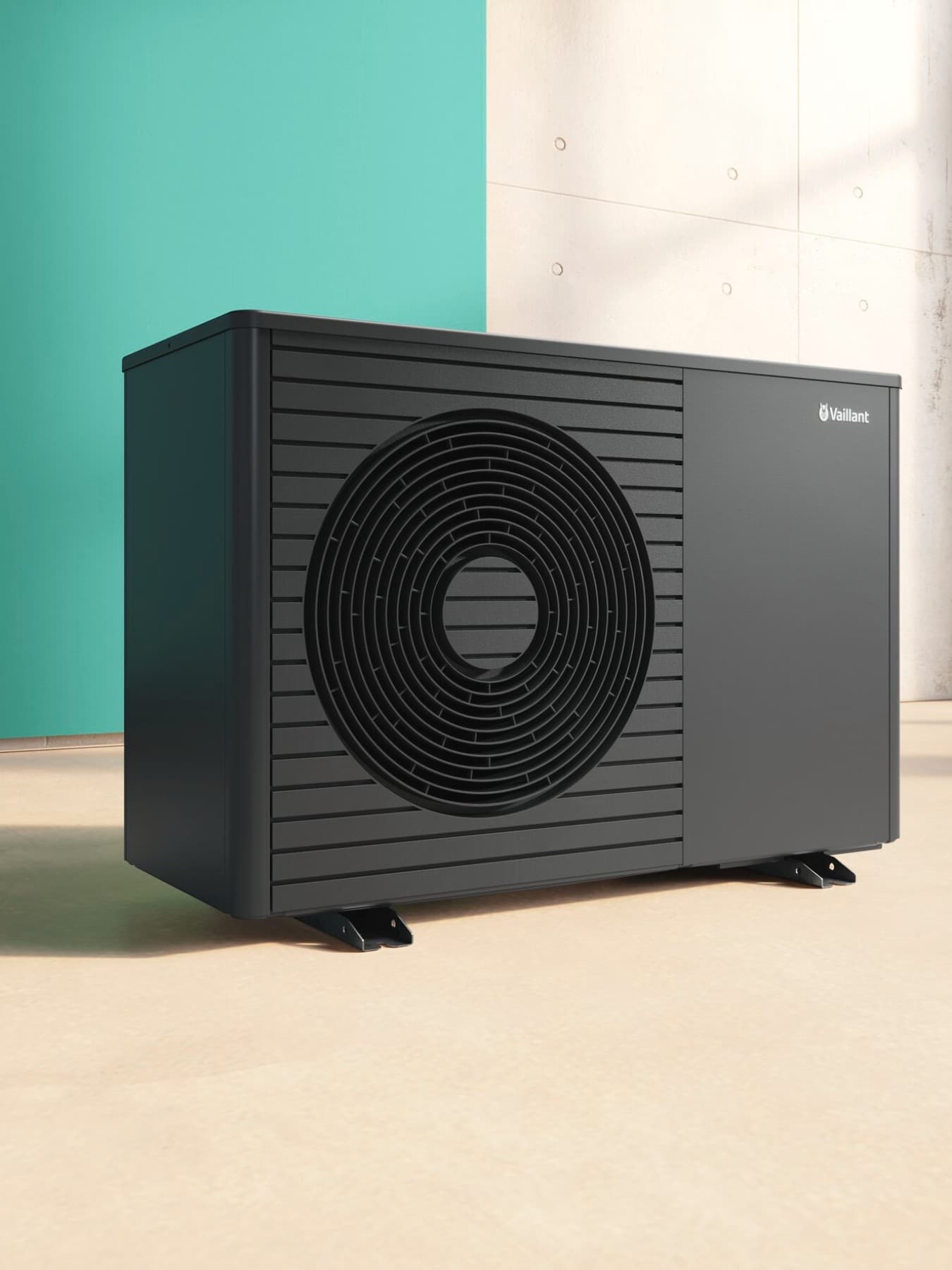 Mise en avant d'une pompe à chaleur aroTHERM plus | Vaillant