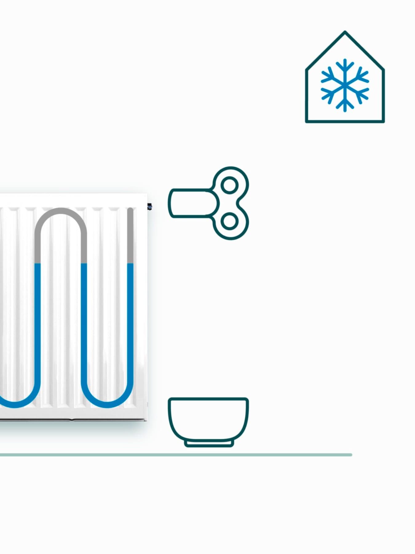 Utilisation de la clé du radiateur | Vaillant