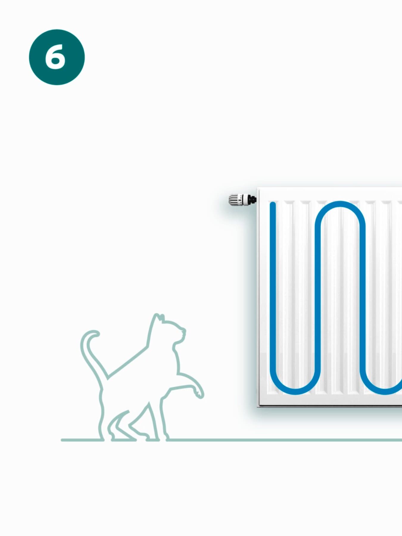 Fermeture du robinet du radiateur | Vaillant
