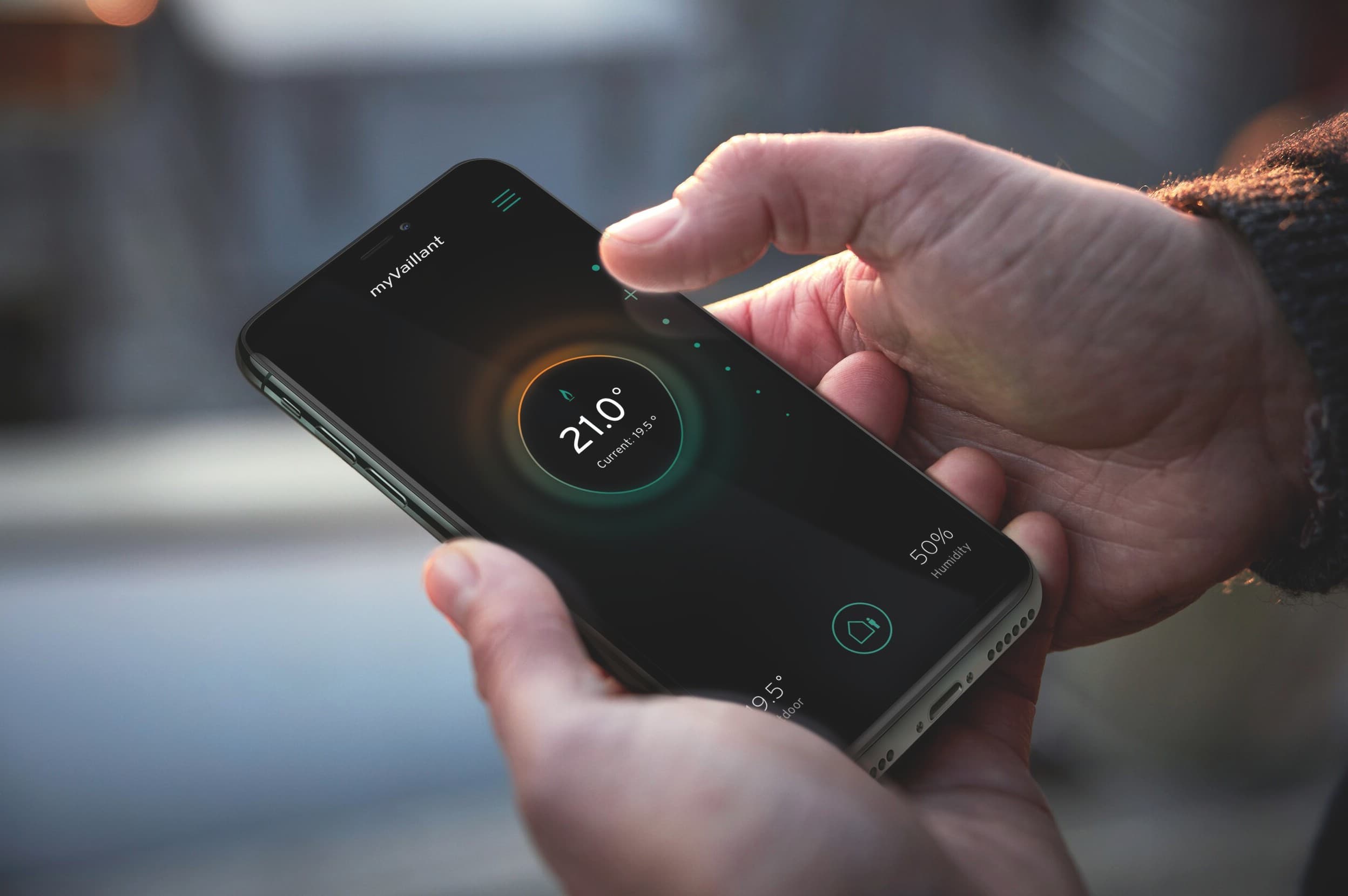 L'application myVaillant sur un mobile | Vaillant