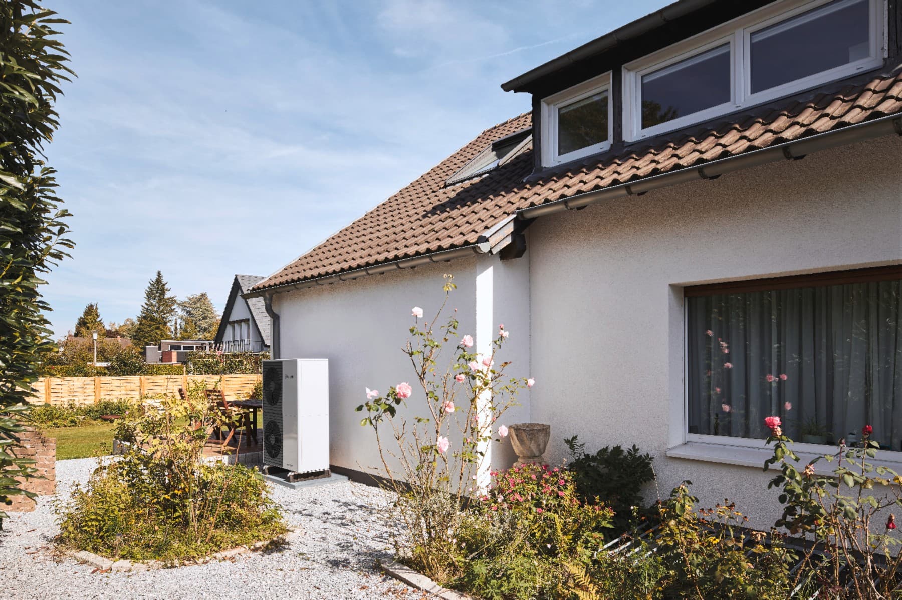 Maison équipée d'un système de pompe à chaleur | Vaillant