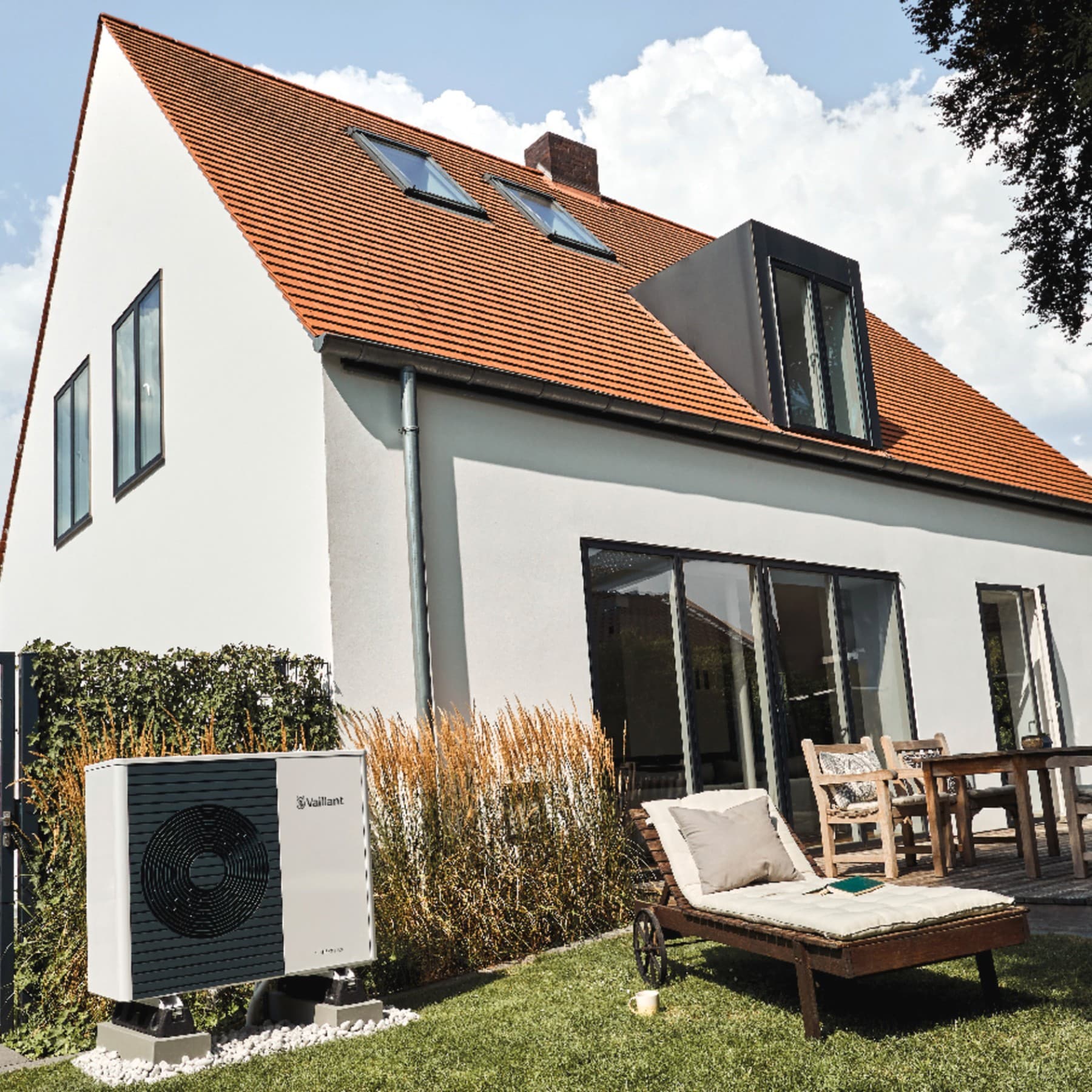 Maison équipée d'une pompe à chaleur | Vaillant
