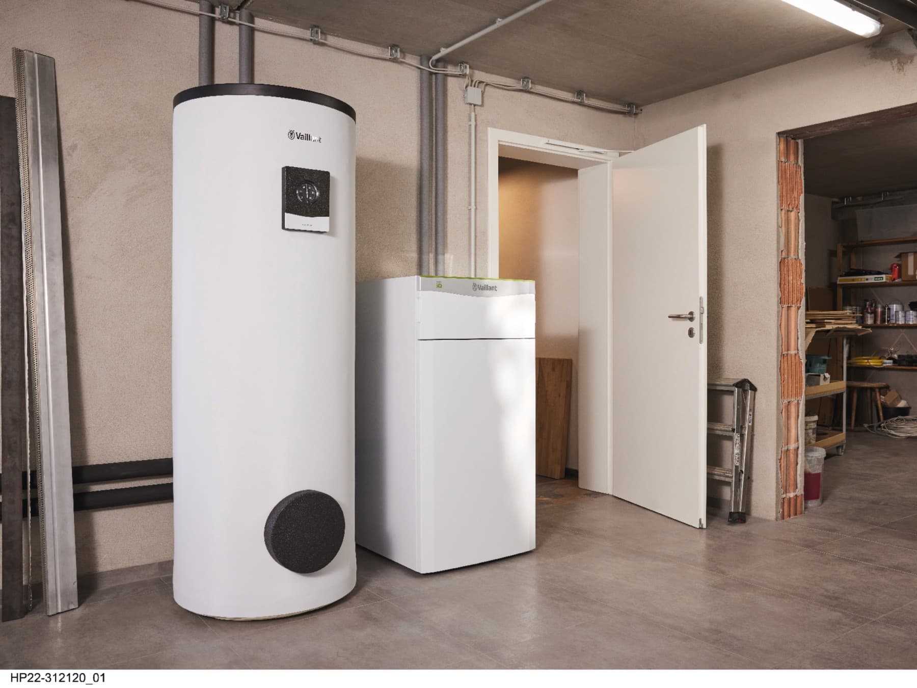 Un espace de stockage dans une cave | Vaillant