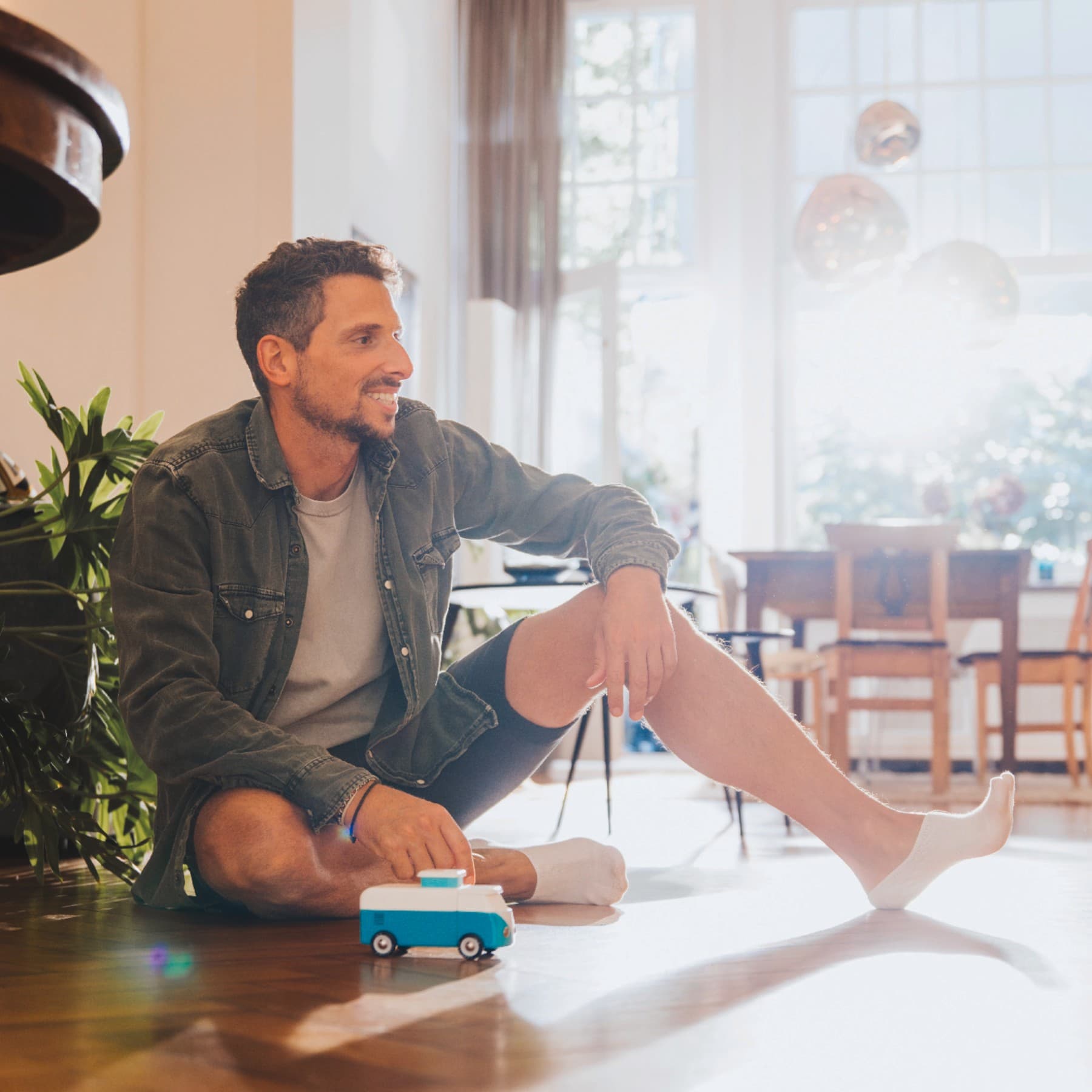 Homme assis par terre | Vaillant