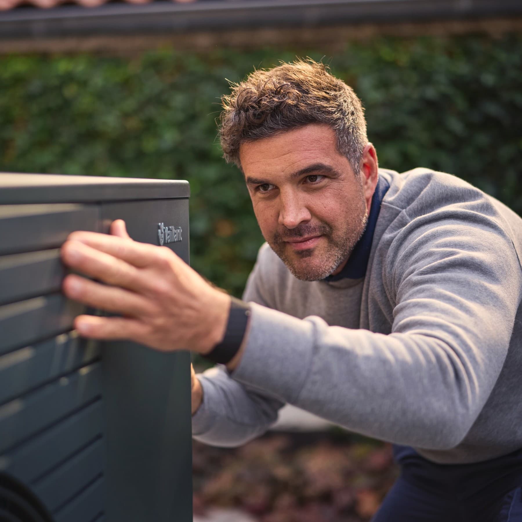 Un client fier de sa pompe à chaleur Vaillant