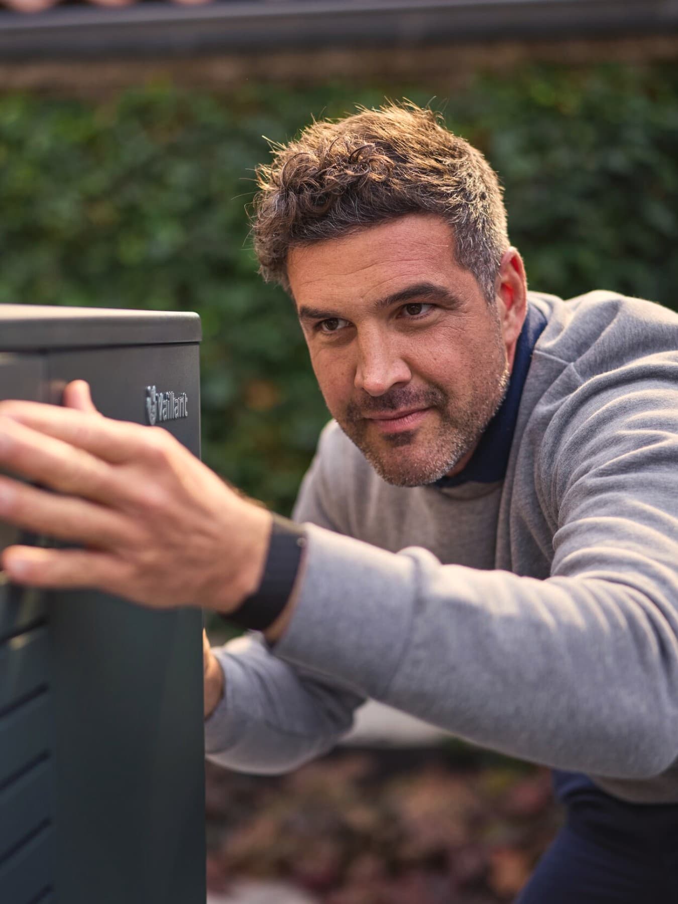 Un client fier de sa pompe à chaleur Vaillant