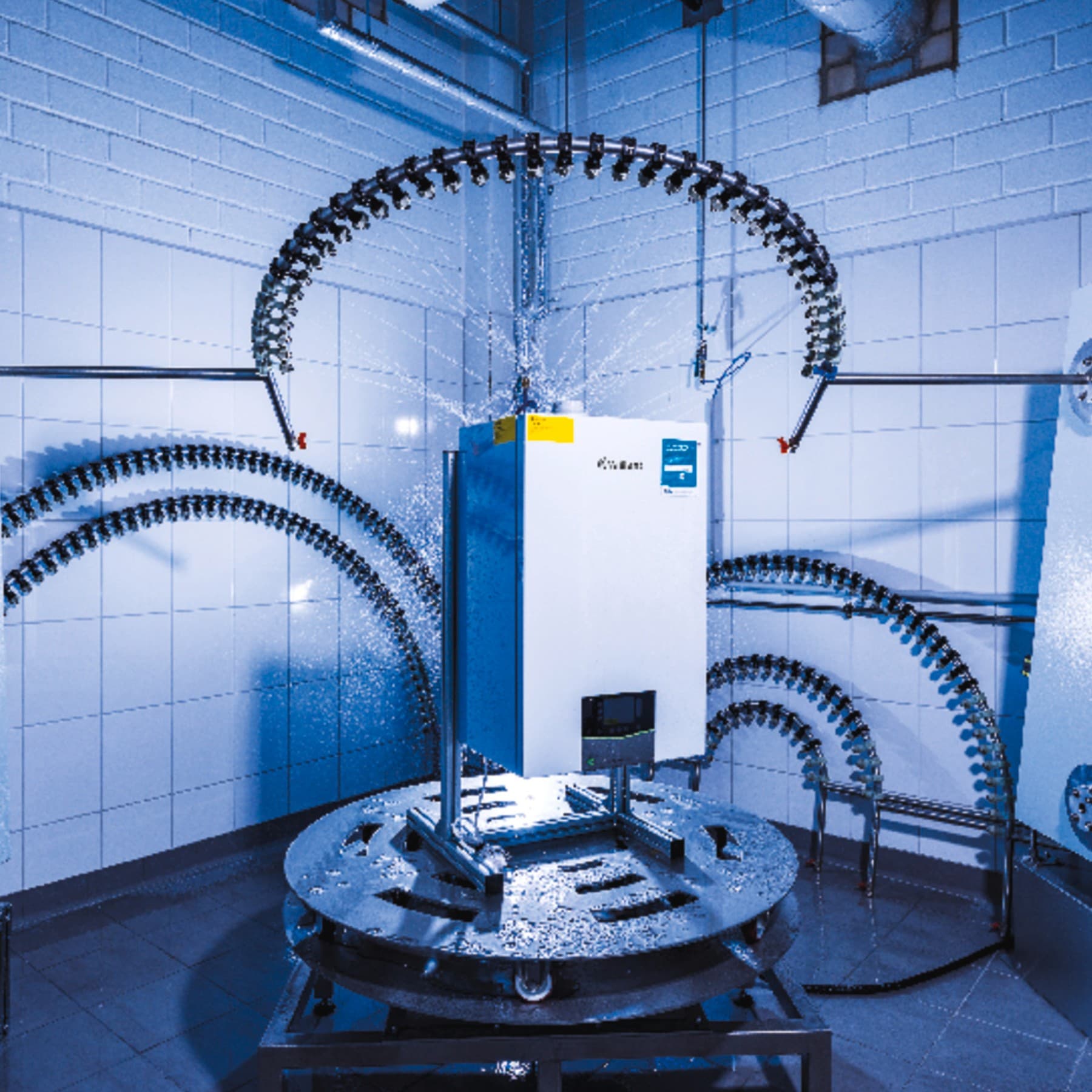Chaudière gaz dans un centre d'essai | Vaillant