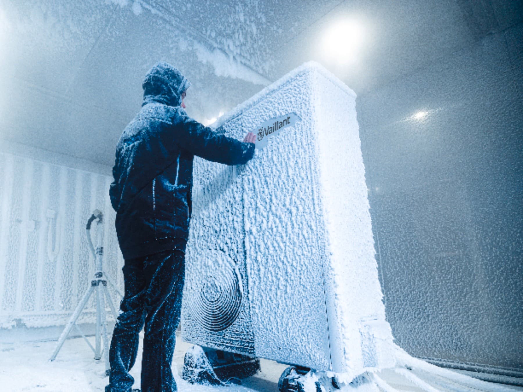 Une pompe à chaleur testée dans des conditions de froid extrême | Vaillant