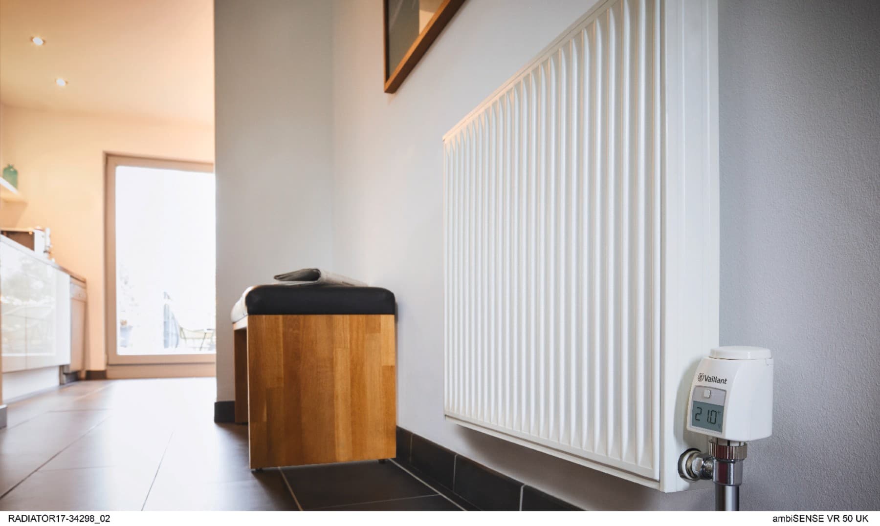 Radiateur dans un couloir | Vaillant