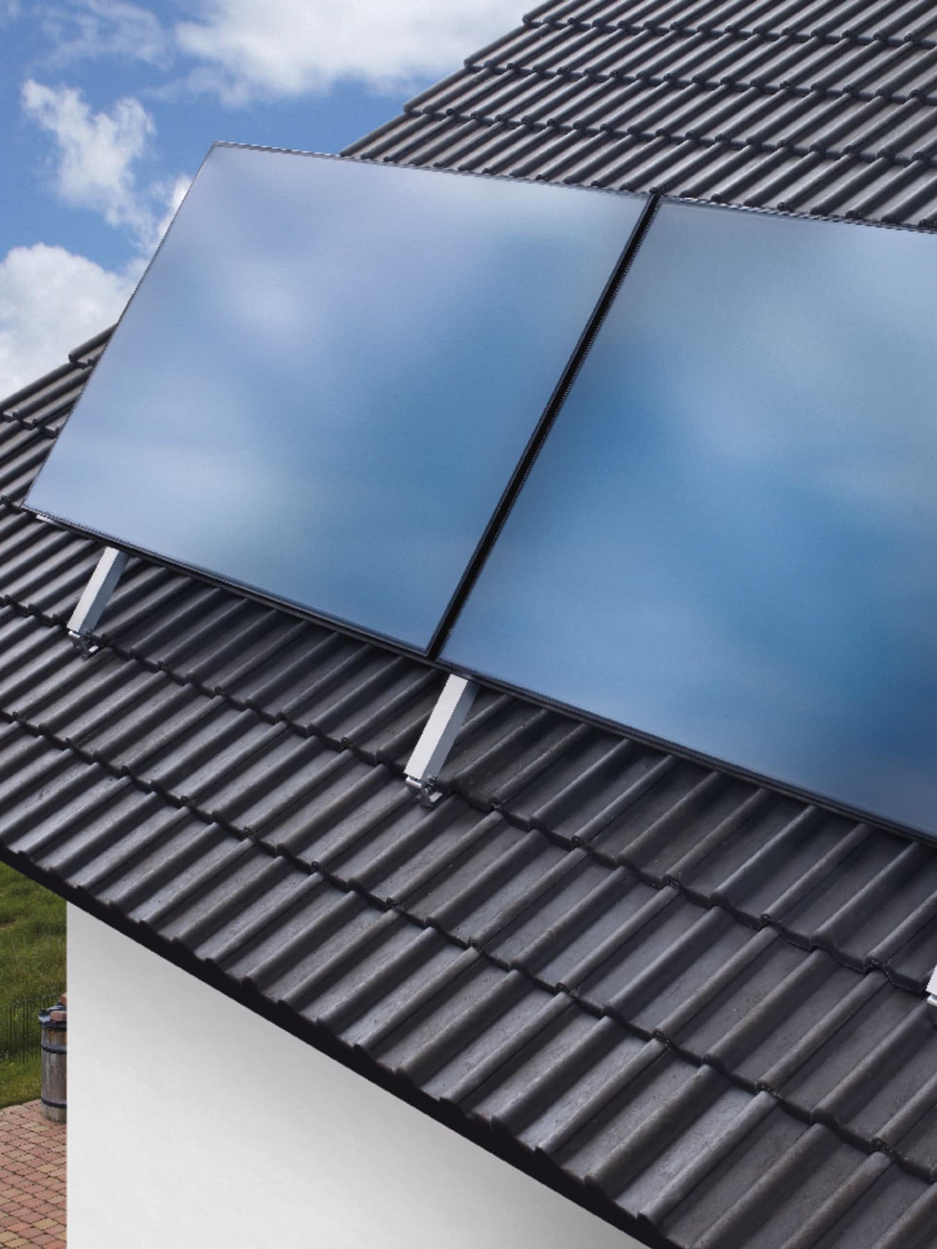 Panneaux solaires sur un toit | Vaillant
