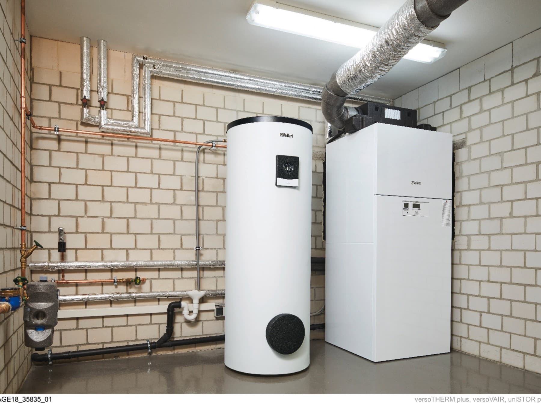 Stockage d'ECS dans la cave | Vaillant