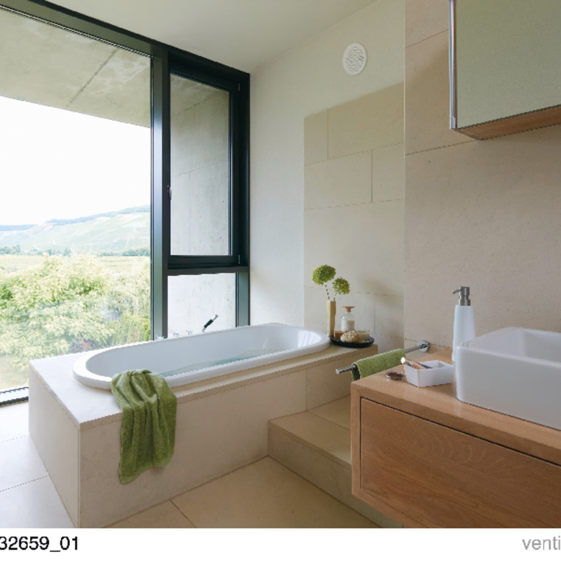 Salle de bain avec système de ventilation | Vaillant