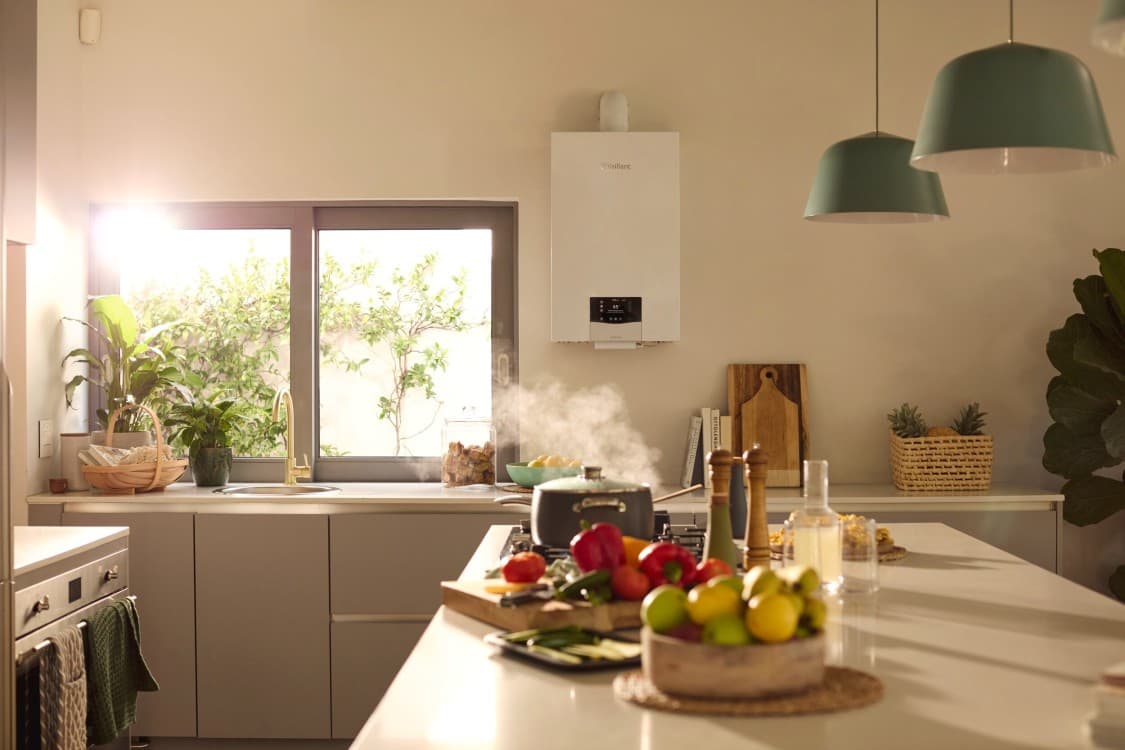 ecoTEC plus installée dans une cuisine | Vaillat
