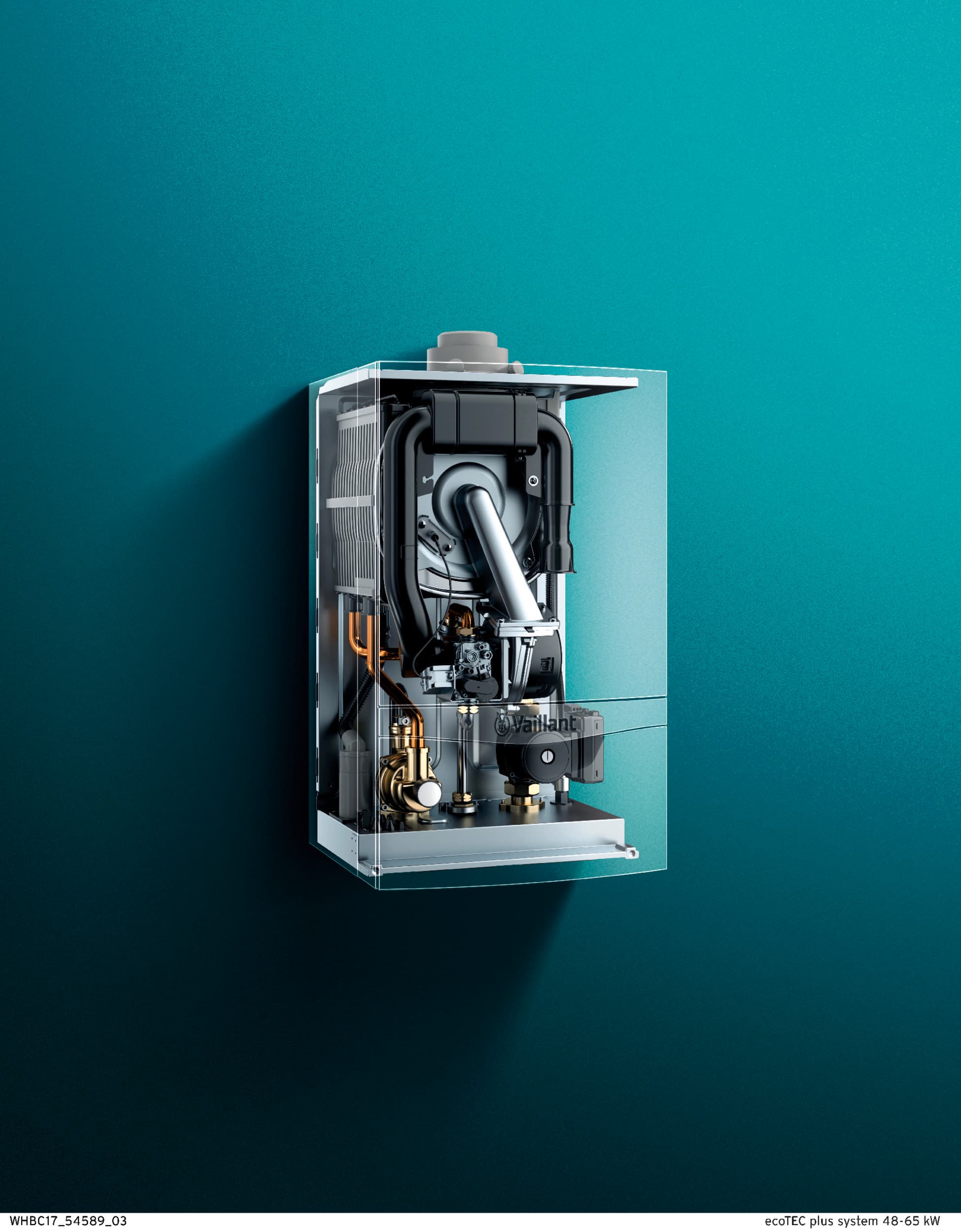 Vue détaillée des composants d'ecoTEC plus | Vaillant